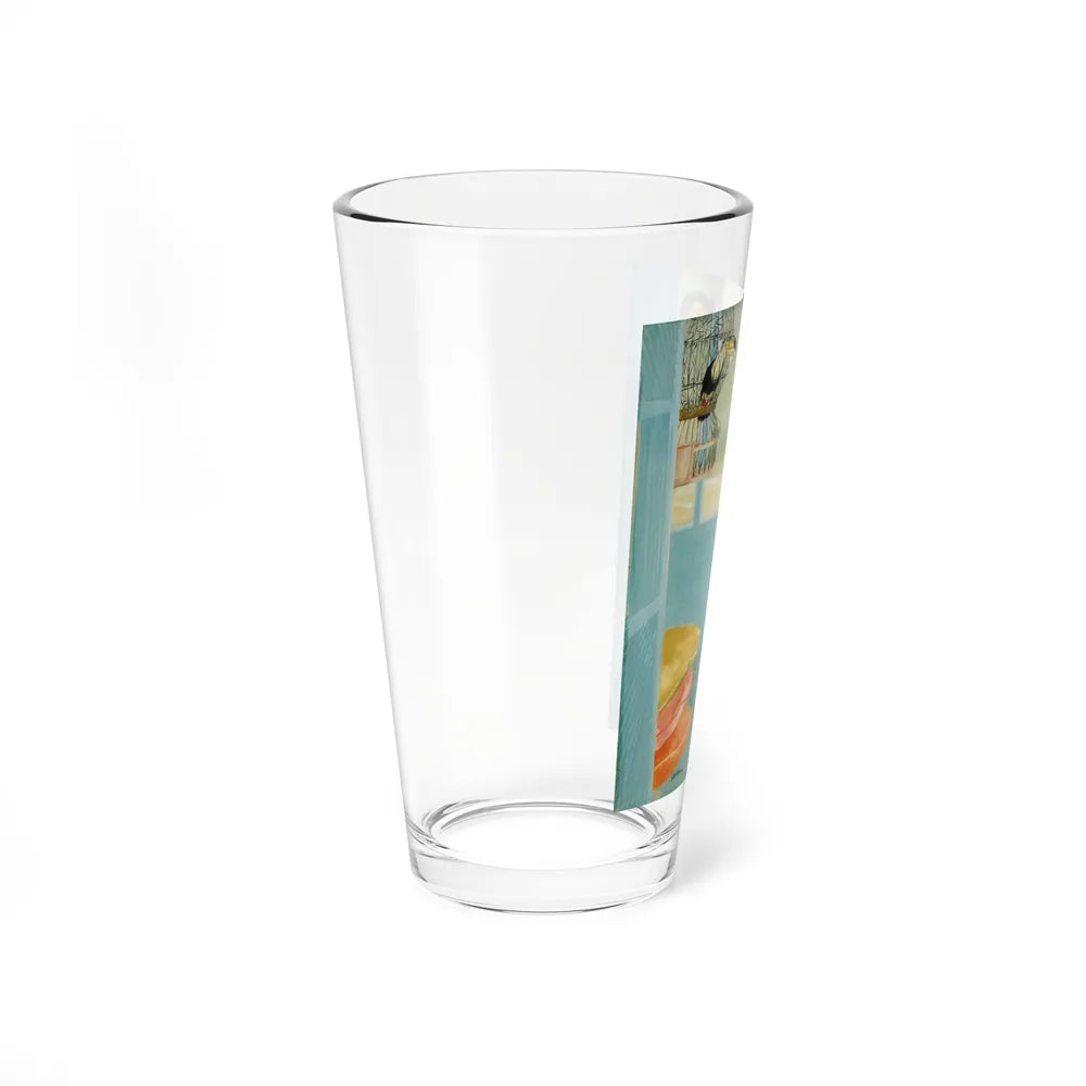 Original magazine illustration (Magazine Illustration) Pint Glass 16oz-Go Mug Yourself