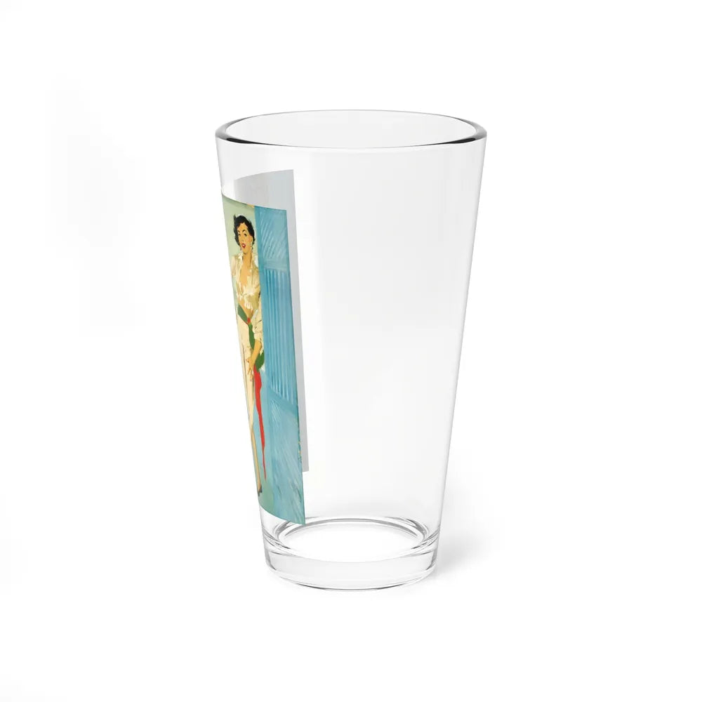 Original magazine illustration (Magazine Illustration) Pint Glass 16oz-Go Mug Yourself