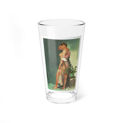 Original Painting (1940-1950) (Magazine Illustration) Pint Glass 16oz-16oz-Go Mug Yourself