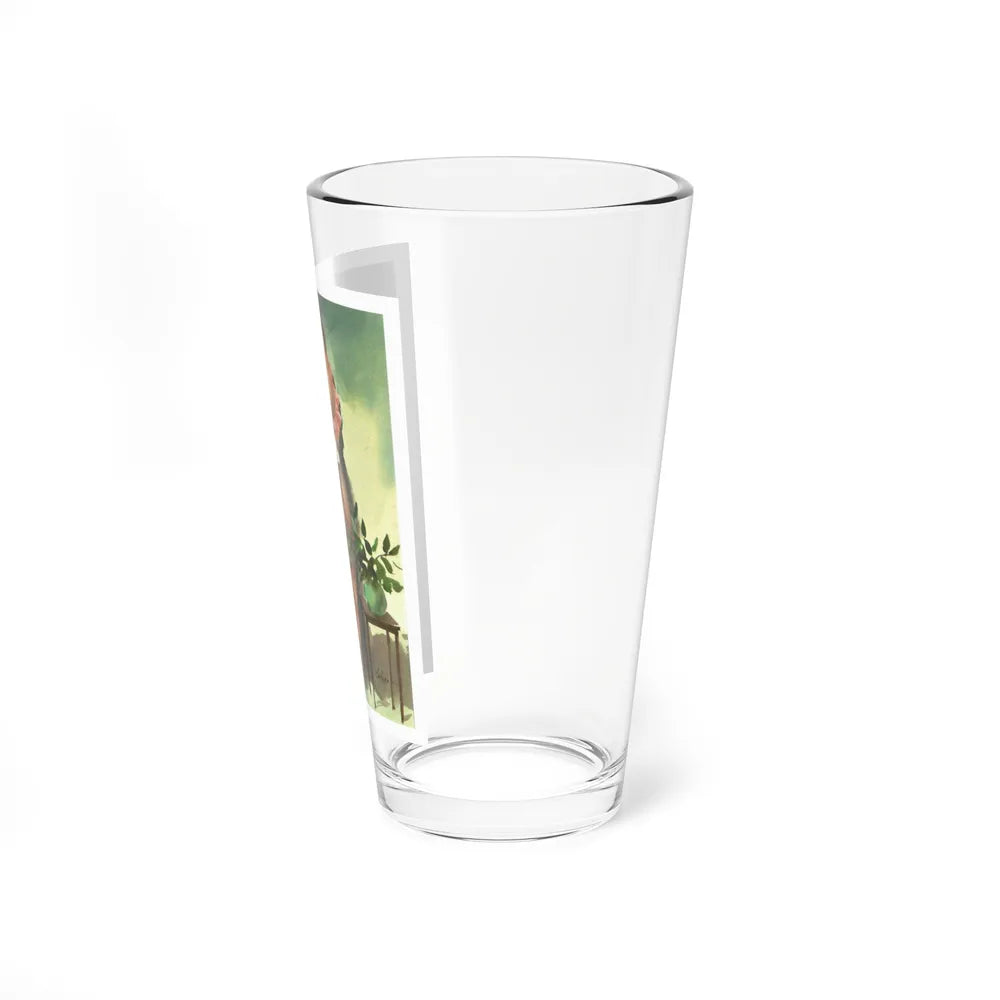 Original Painting (1940-1950) (Magazine Illustration) Pint Glass 16oz-Go Mug Yourself