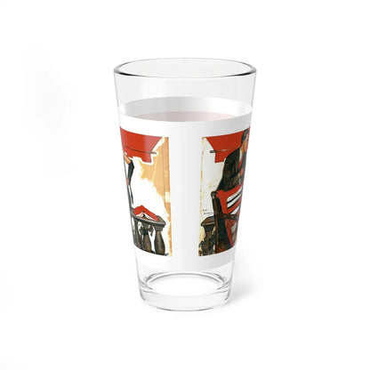 Original Story Illustration (Magazine Illustration) Pint Glass 16oz-Go Mug Yourself