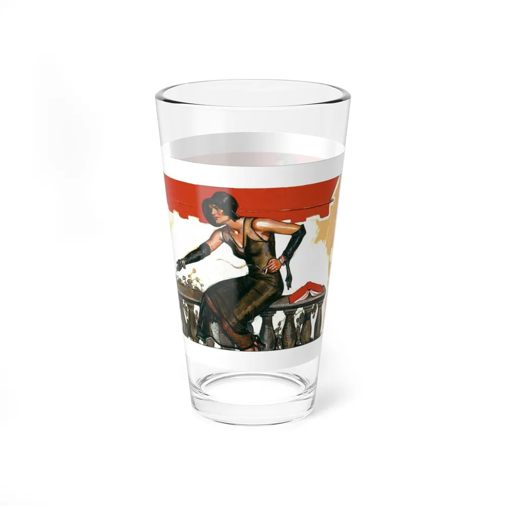 Original Story Illustration (Magazine Illustration) Pint Glass 16oz-Go Mug Yourself