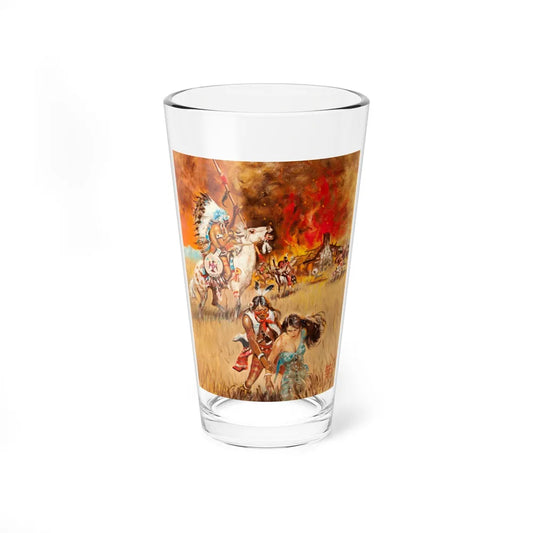 Original Western illustration, 1962 (Magazine Illustration) Pint Glass 16oz-16oz-Go Mug Yourself