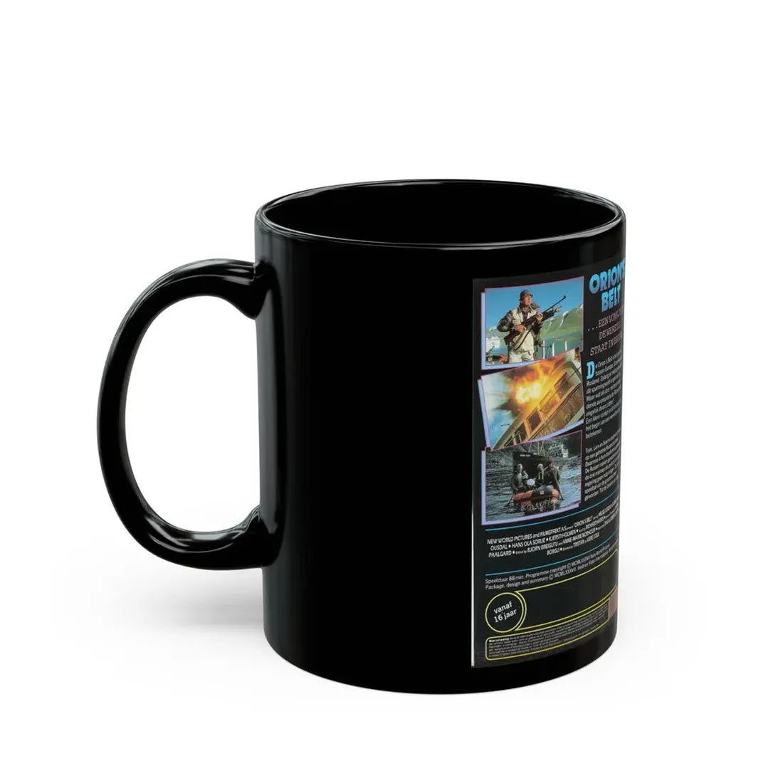 ORIONS BELT (VHS COVER) - Black Coffee Mug - Go Mug Yourself