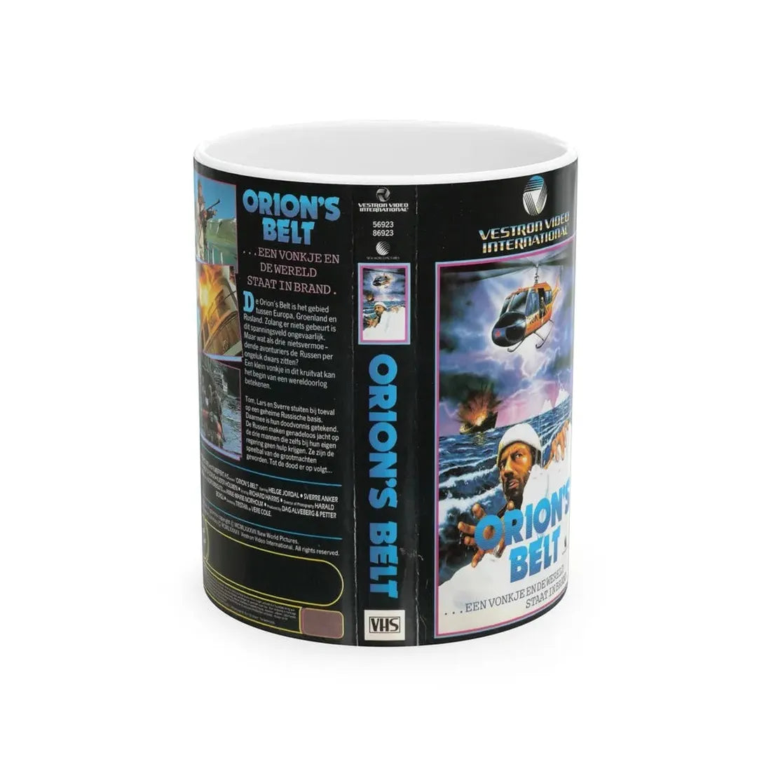 ORIONS BELT (VHS COVER) - White Coffee Mug 11oz - Go Mug Yourself