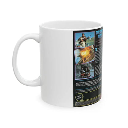 ORIONS BELT (VHS COVER) - White Coffee Mug - Go Mug Yourself