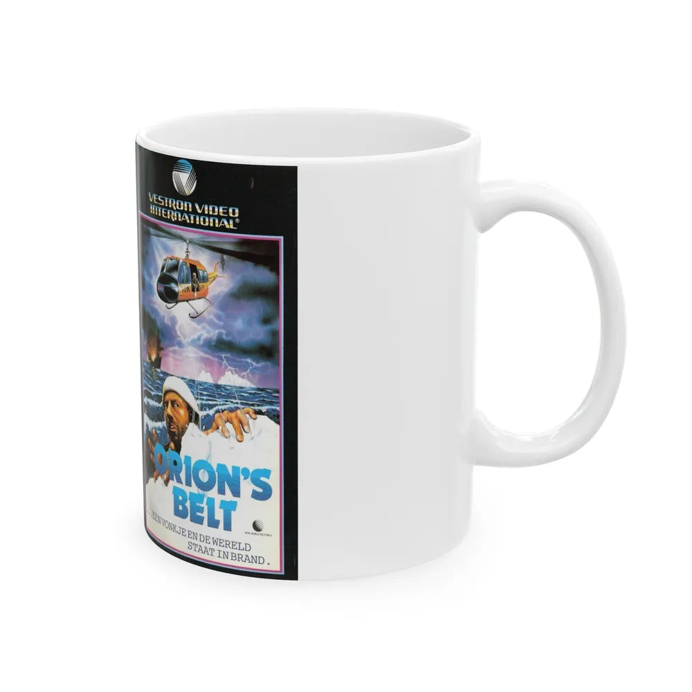 ORIONS BELT (VHS COVER) - White Coffee Mug-Go Mug Yourself