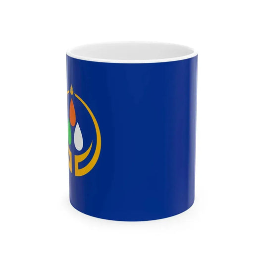 Orkhon Aimag Flag (Mongolia) White Coffee Mug 11oz - Go Mug Yourself