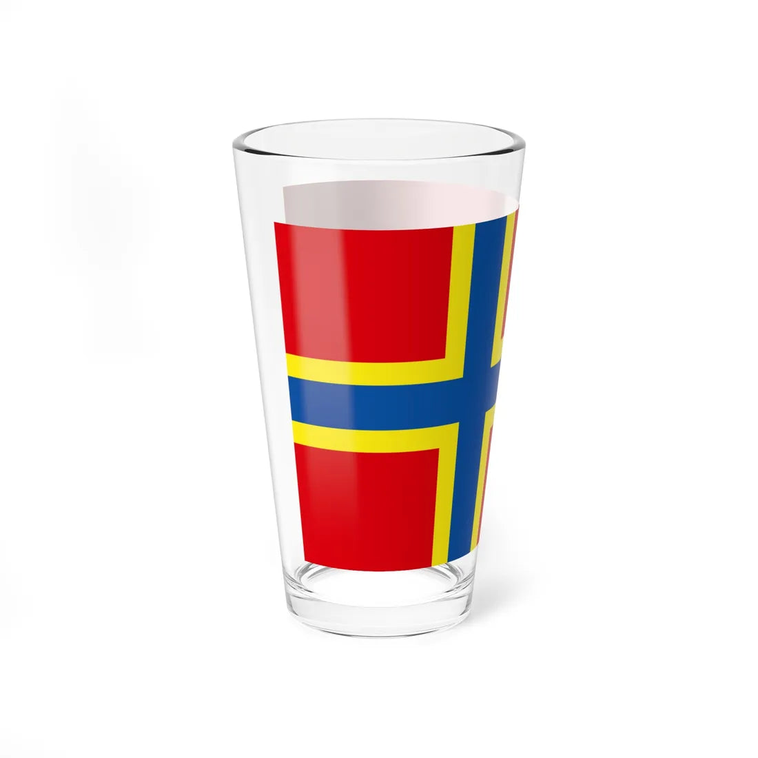 Orkney county flag (Scotland) Pint Glass 16oz - Go Mug Yourself