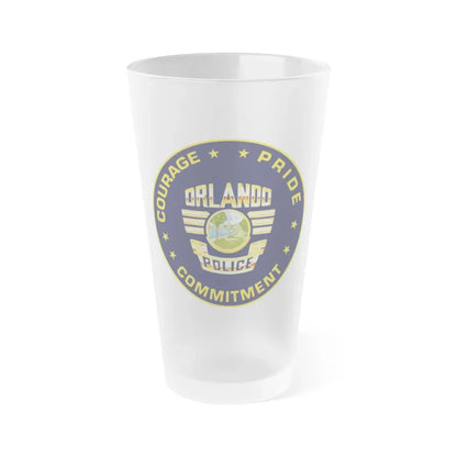 Orlando Police Department - Frosted Pint Glass 16oz 16oz Frosted - Go Mug Yourself
