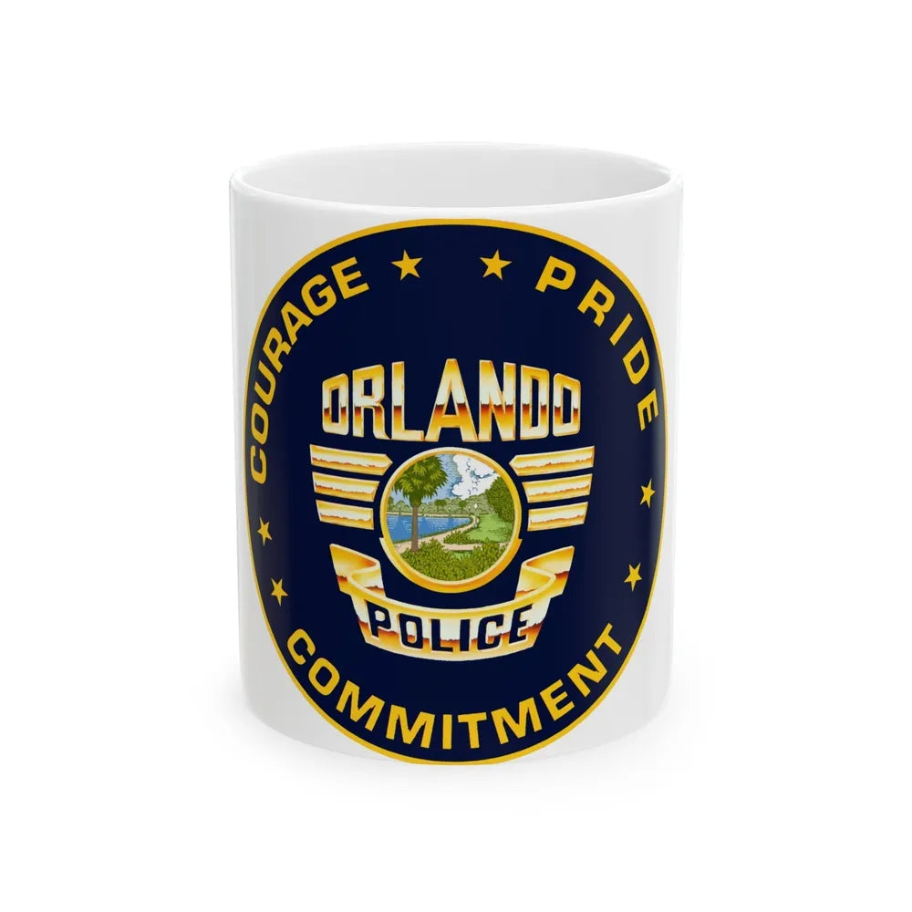 Orlando Police Department - White Coffee Mug-11oz-Go Mug Yourself