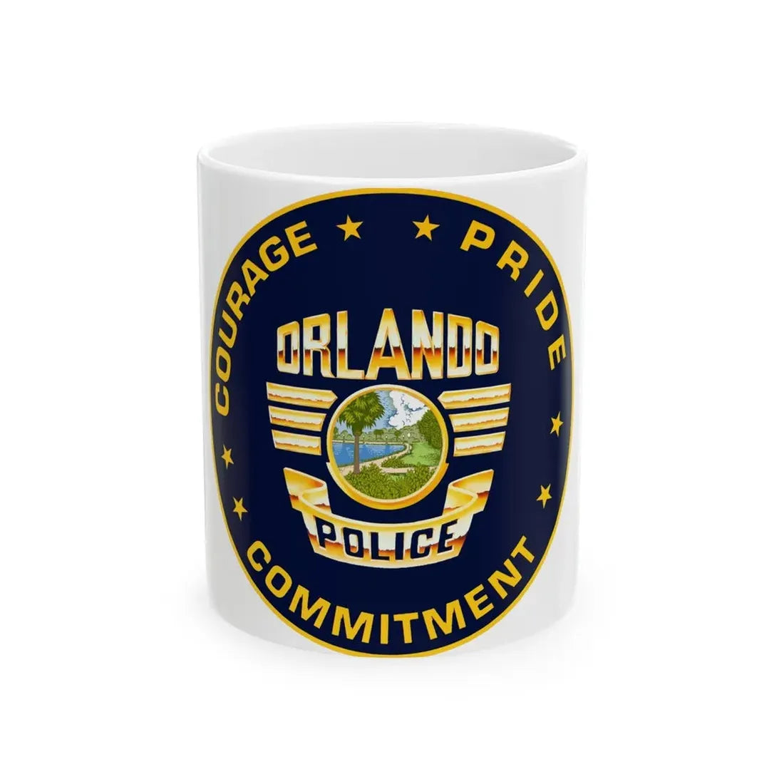 Orlando Police Department - White Coffee Mug 11oz - Go Mug Yourself