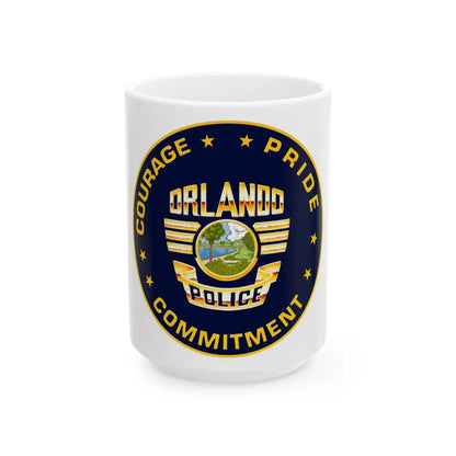 Orlando Police Department - White Coffee Mug-15oz-Go Mug Yourself