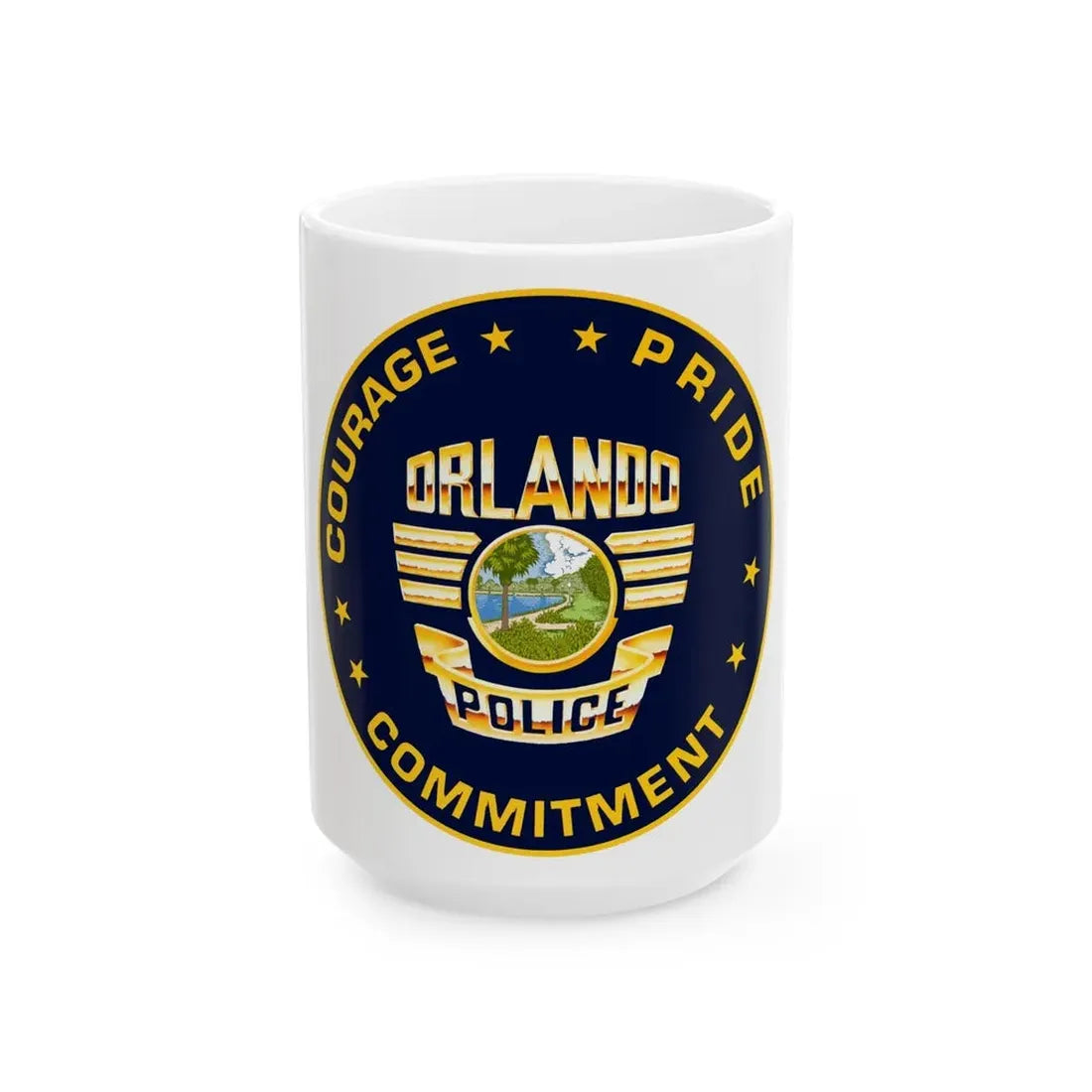 Orlando Police Department - White Coffee Mug 15oz - Go Mug Yourself