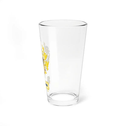 Ornamented Coat of Arms of Charles I of Spain Charles V as Holy Roman Emperor 1530-1556 (Spain) (Coat of Arms) Pint Glass 16oz - Go Mug Yourself