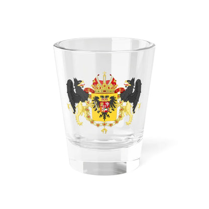 Ornamented Coat of Arms of Charles VI Holy Roman Emperor (Germany) (Coat of Arms) Shot Glass 1.5oz 1.5oz - Go Mug Yourself