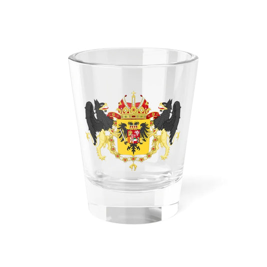 Ornamented Coat of Arms of Charles VI Holy Roman Emperor (Germany) (Coat of Arms) Shot Glass 1.5oz 1.5oz - Go Mug Yourself