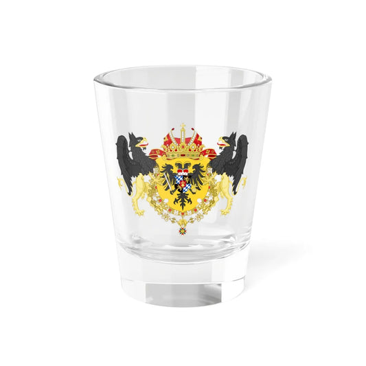 Ornamented Coat of Arms of Charles VII Albert Holy Roman Emperor (Germany) (Coat of Arms) Shot Glass 1.5oz 1.5oz - Go Mug Yourself