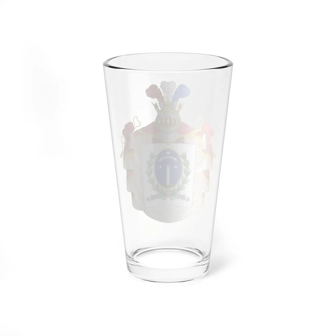 Ornamented Coat of Arms of Chile 1819-1834 Cerro Castillo Version (Chile) (Coat of Arms) Pint Glass 16oz - Go Mug Yourself