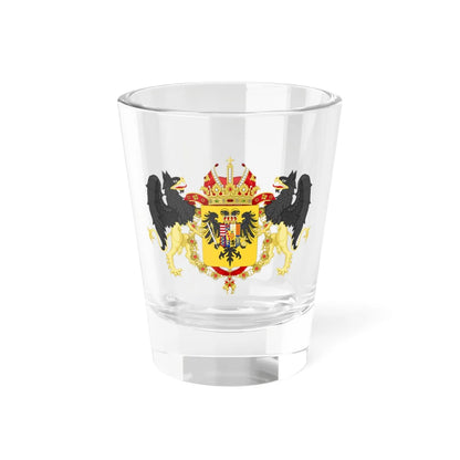 Ornamented Coat of Arms of Francis I Holy Roman Emperor (Germany) (Coat of Arms) Shot Glass 1.5oz 1.5oz - Go Mug Yourself