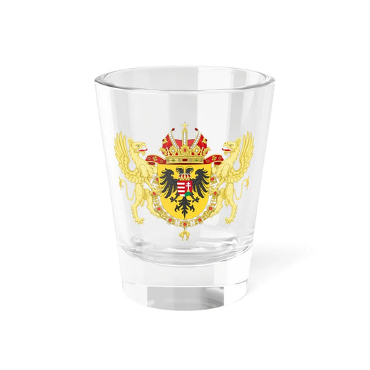 Ornamented Coat of Arms of Joseph I Holy Roman Emperor (Austria) (Coat of Arms) Shot Glass 1.5oz 1.5oz - Go Mug Yourself