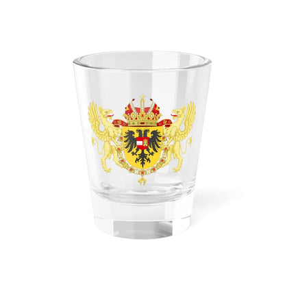 Ornamented Coat of Arms of Leopold I Holy Roman Emperor (Austria) (Coat of Arms) Shot Glass 1.5oz 1.5oz - Go Mug Yourself