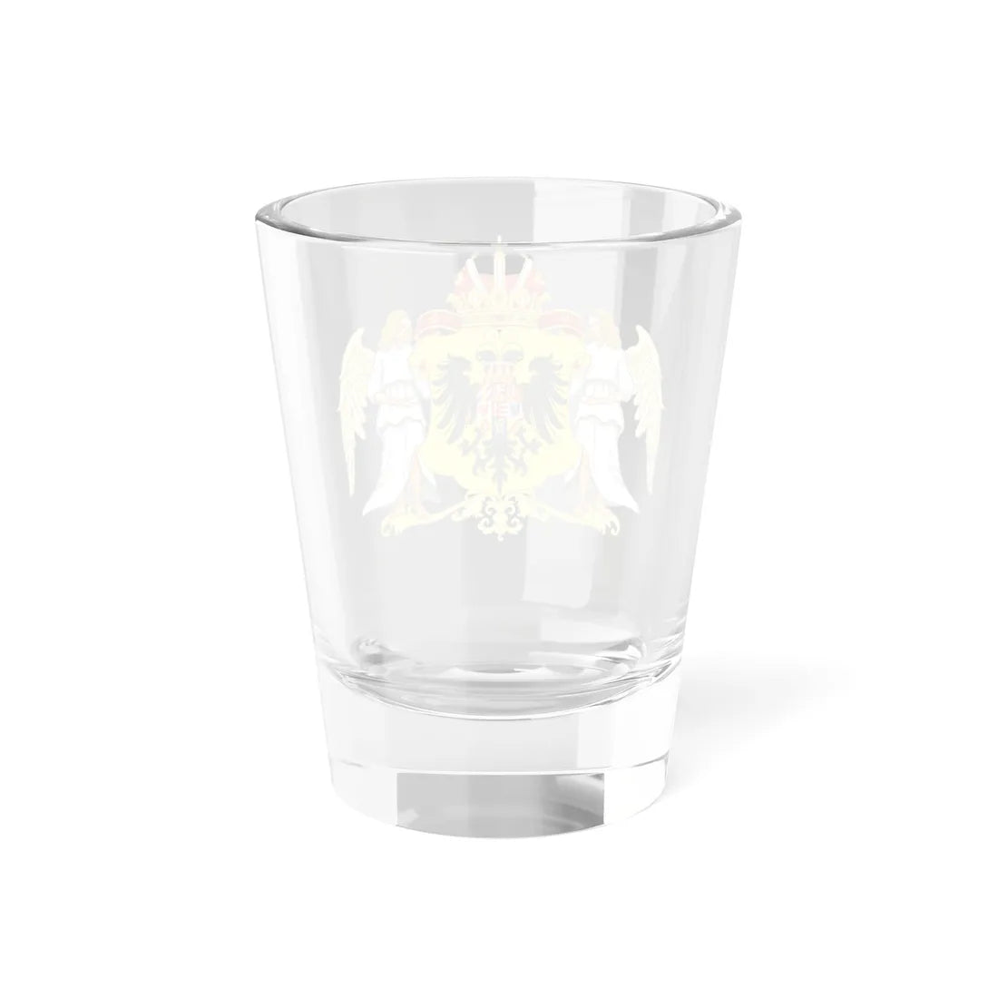 Ornamented Coat of Arms of Maria Theresa Holy Roman Empress (Austria) (Coat of Arms) Shot Glass 1.5oz - Go Mug Yourself