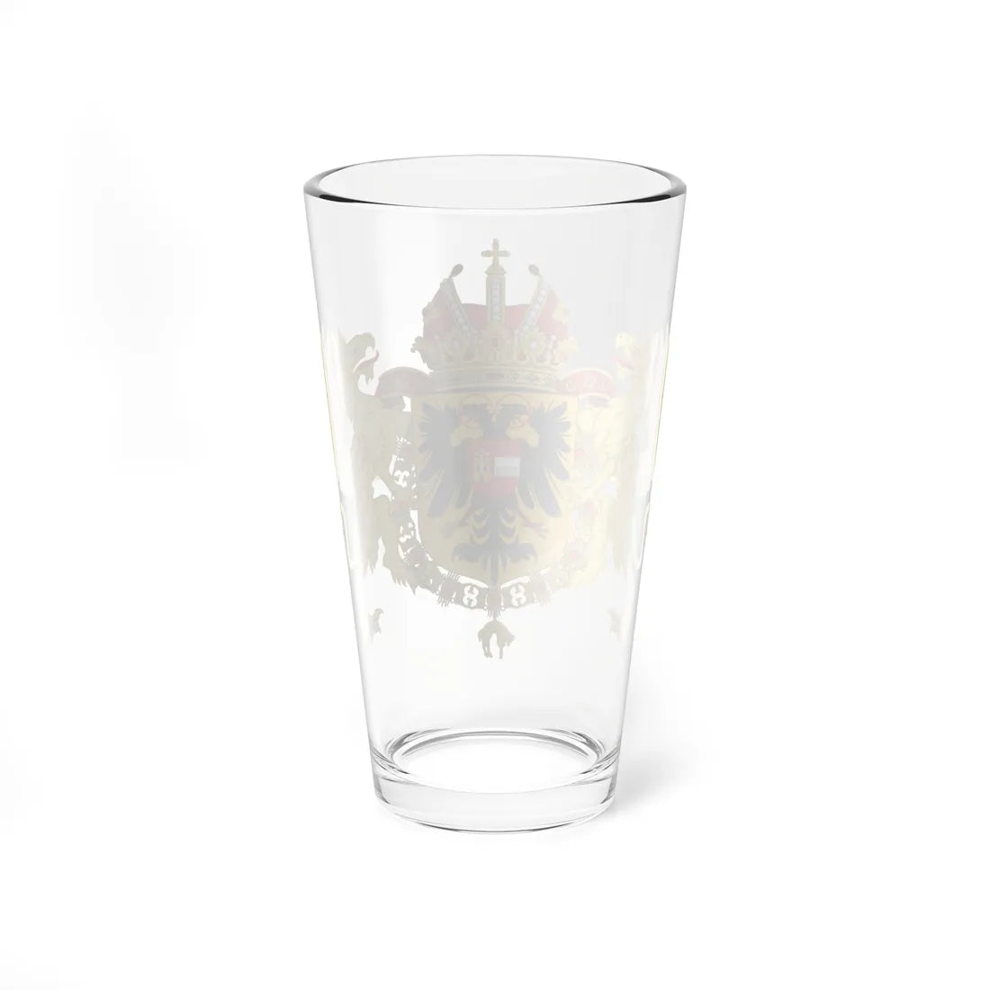 Ornamented Coat of Arms of Matthias Holy Roman Emperor (Austria) (Coat of Arms) Pint Glass 16oz - Go Mug Yourself