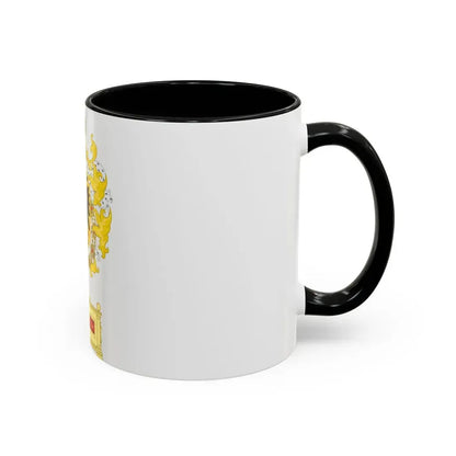Ornamented Coat of Arms of Maximilian I, Holy Roman Emperor - Accent Coffee Mug - Go Mug Yourself
