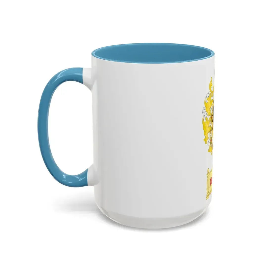 Ornamented Coat of Arms of Maximilian I, Holy Roman Emperor - Accent Coffee Mug - Go Mug Yourself