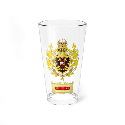 Ornamented Coat of Arms of Maximilian I, Holy Roman Emperor - Pint Glass 16oz 16oz - Go Mug Yourself