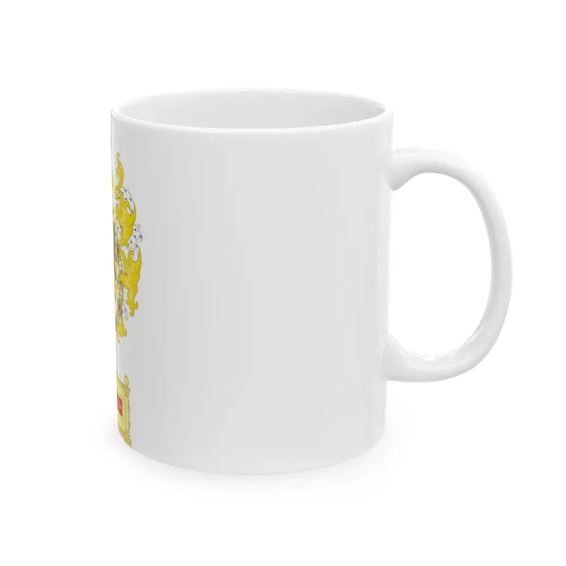 Ornamented Coat of Arms of Maximilian I, Holy Roman Emperor - White Coffee Mug - Go Mug Yourself