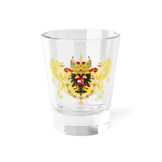 Ornamented Coat of Arms of Maximilian II Holy Roman Emperor (Germany) (Coat of Arms) Shot Glass 1.5oz 1.5oz - Go Mug Yourself