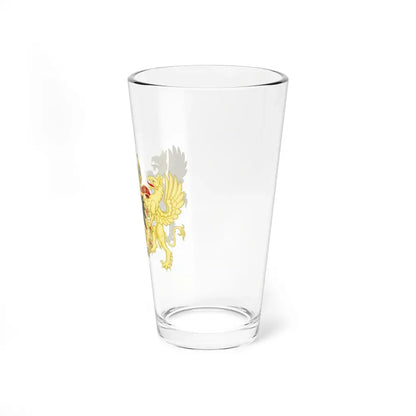 Ornamented Coat of Arms of Maximilian II, Holy Roman Emperor - Pint Glass 16oz - Go Mug Yourself