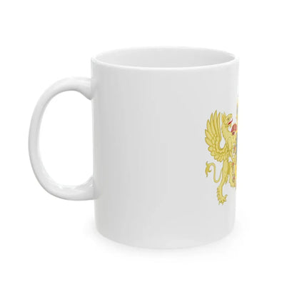 Ornamented Coat of Arms of Maximilian II, Holy Roman Emperor - White Coffee Mug - Go Mug Yourself
