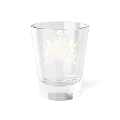 Ornamented Coat of Arms of Queen Isabella of Castile 1492-1504 (Spain) (Coat of Arms) Shot Glass 1.5oz - Go Mug Yourself