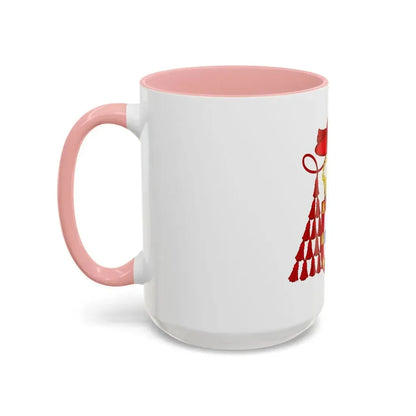 Ornamented Royal Coat of Arms of Cardinal Henry I of Portugal - Accent Coffee Mug - Go Mug Yourself
