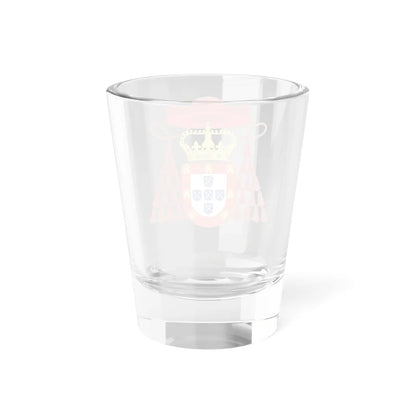 Ornamented Royal Coat of Arms of Cardinal Henry I of Portugal (Portugal) (Coat of Arms) Shot Glass 1.5oz - Go Mug Yourself