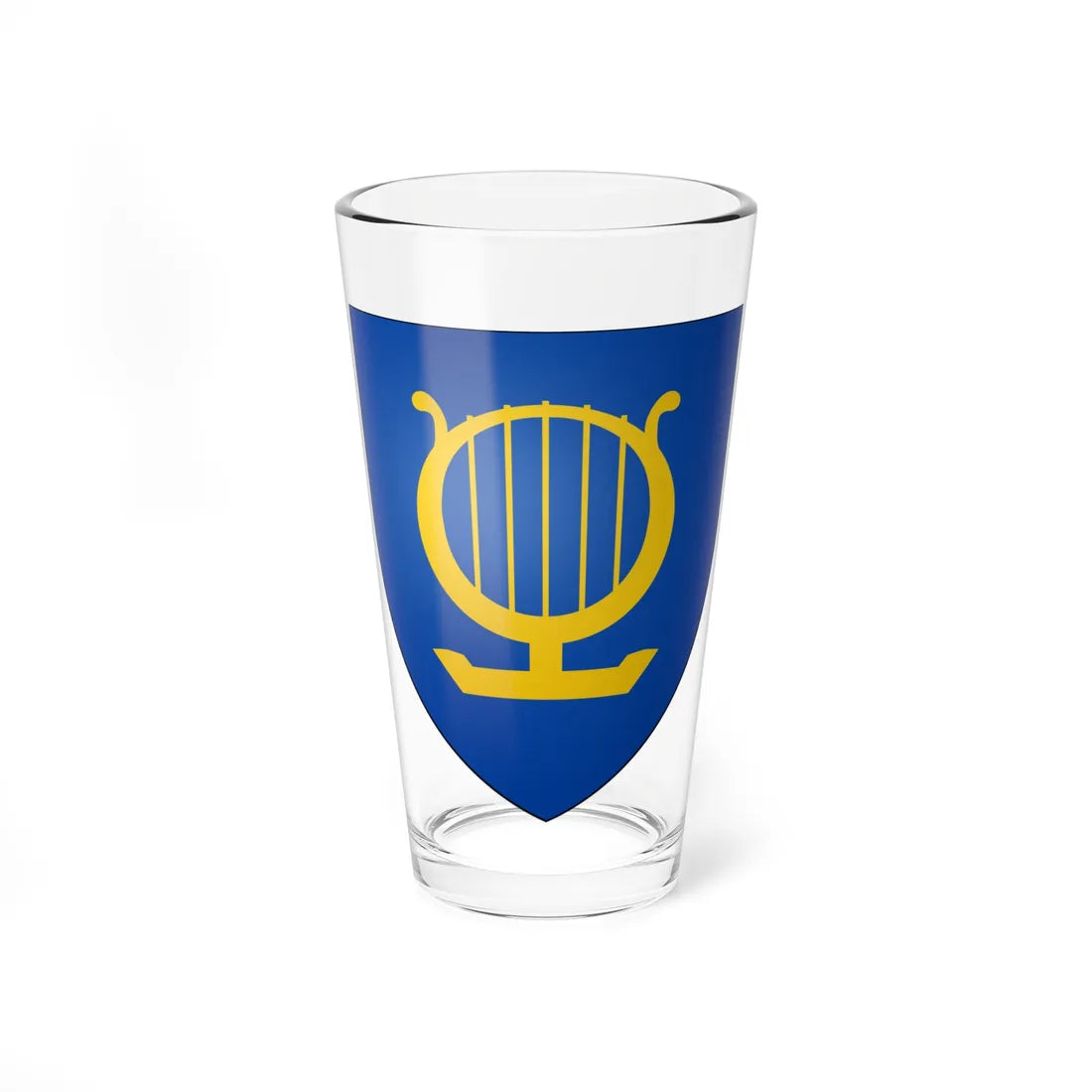 Orpheus Musical Theatre Society Arms (Canada) (Coat of Arms) Pint Glass 16oz 16oz - Go Mug Yourself