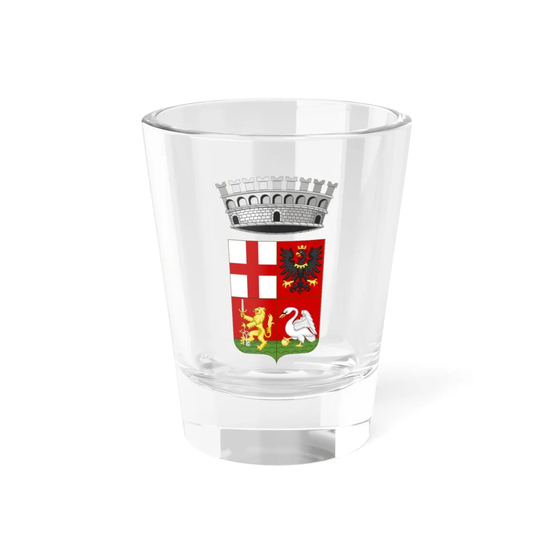 Orvieto-Stemma (Italy) (Coat of Arms) Shot Glass 1.5oz 1.5oz - Go Mug Yourself