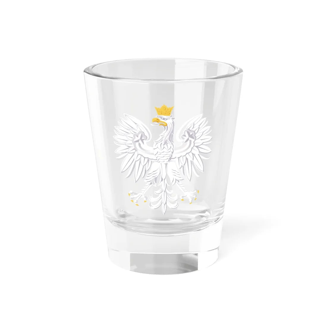 Orzeł Biały Herb Polski (Poland) (Coat of Arms) Shot Glass 1.5oz 1.5oz - Go Mug Yourself
