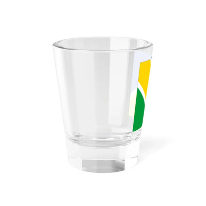 Orzhiv flag (Ukraine) Shot Glass 1.5oz - Go Mug Yourself