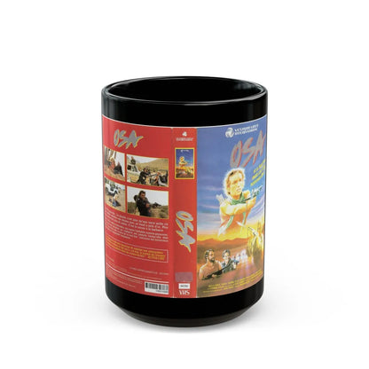 OSA (VHS COVER) - Black Coffee Mug-15oz-Go Mug Yourself