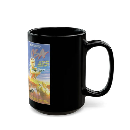 OSA (VHS COVER) - Black Coffee Mug-Go Mug Yourself