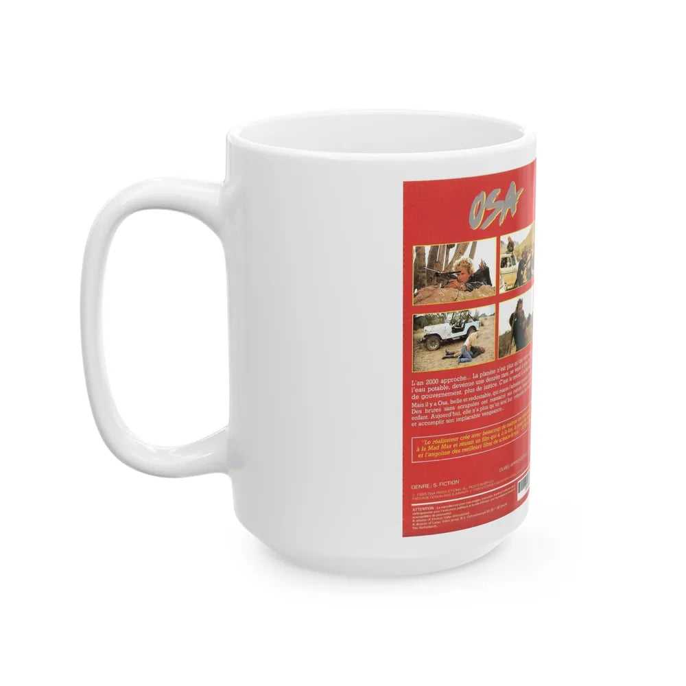 OSA (VHS COVER) - White Coffee Mug-Go Mug Yourself