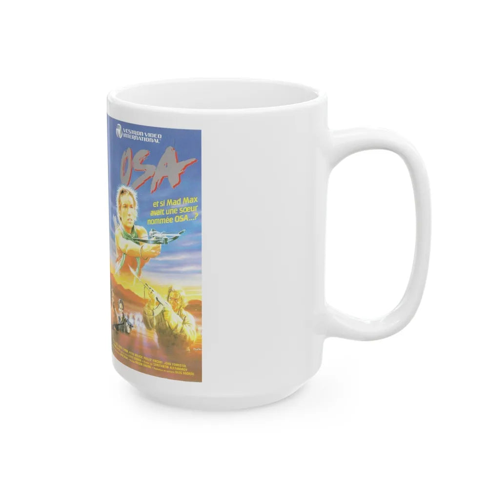 OSA (VHS COVER) - White Coffee Mug-Go Mug Yourself