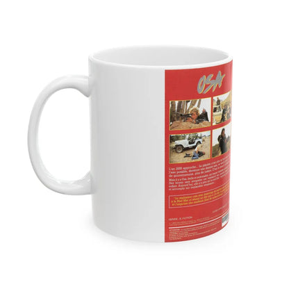 OSA (VHS COVER) - White Coffee Mug-Go Mug Yourself