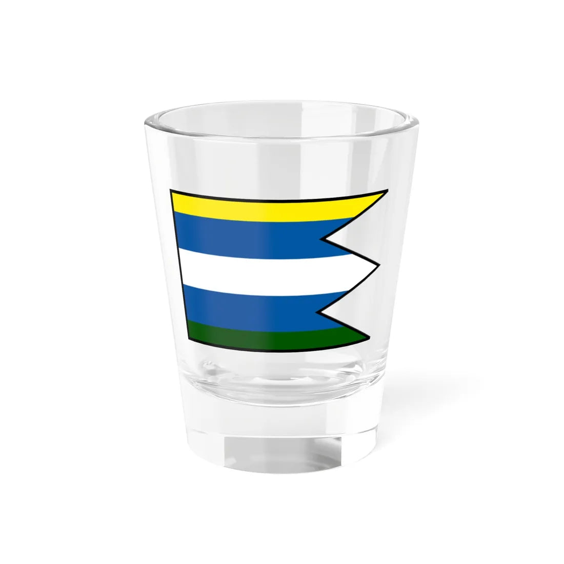 Osadka Dolny Kubin Flag (Slovakia) Shot Glass 1.5oz 1.5oz - Go Mug Yourself