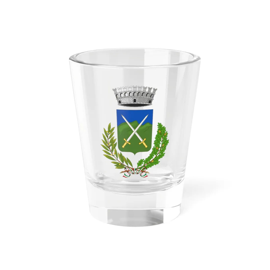 Osiglia-Stemma (Italy) (Coat of Arms) Shot Glass 1.5oz 1.5oz - Go Mug Yourself