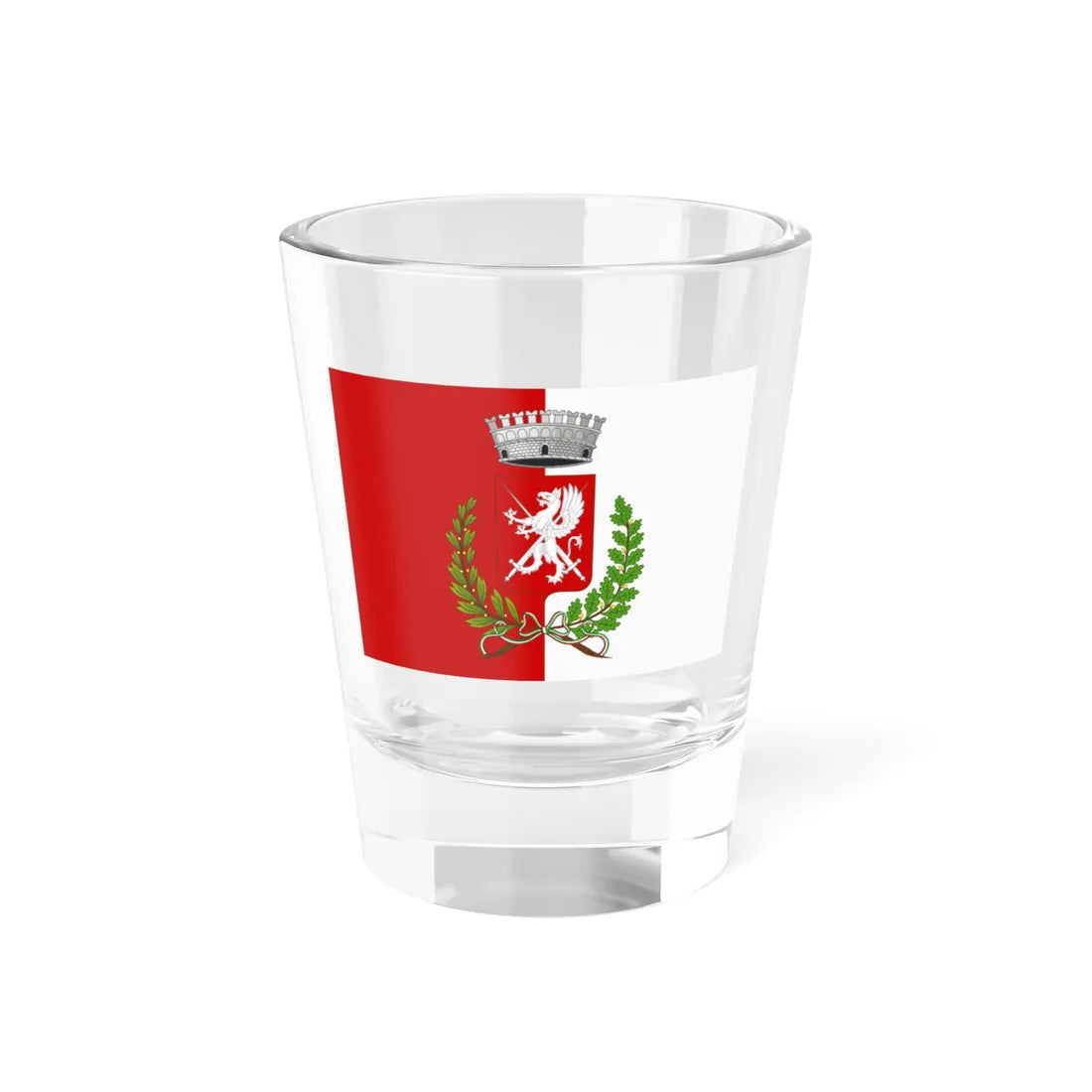 Osio Sotto-Bandiera (Italy) Shot Glass 1.5oz 1.5oz - Go Mug Yourself